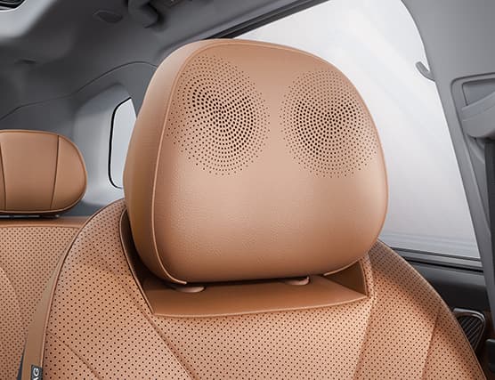 14 loudspeakers premium audio system with headrest integration