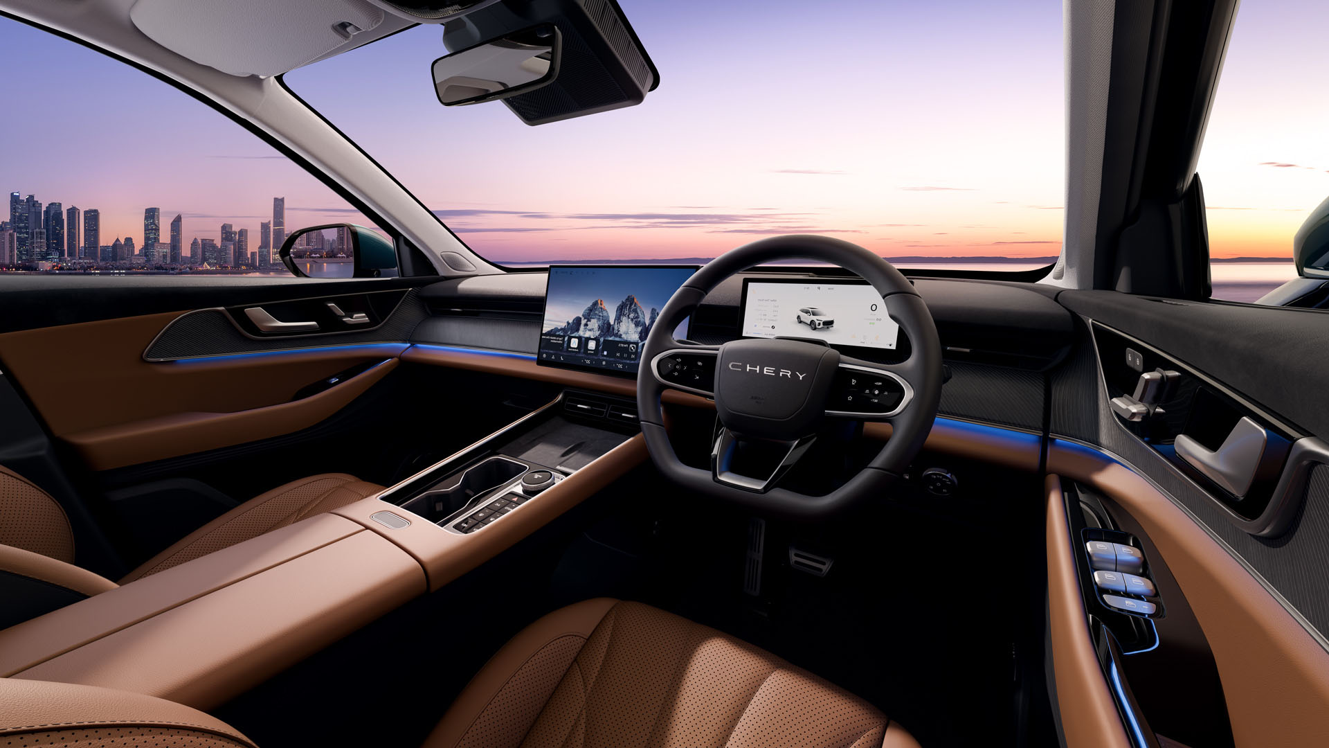 Tiggo 9 Pro intelligent cabin interior